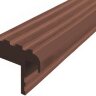 Заказать Профиль противоскользящий закладной "Безопасный Шаг" БШ-40 40х13 Коричневый Заказать Профиль противоскользящий закладной "Безопасный Шаг" БШ-40 40х13 Коричневый
