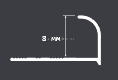 Заказать Алюминиевый C-образный профиль 8 мм PV22-19 черный блестящий 2,7 м Заказать Алюминиевый C-образный профиль 8 мм PV22-19 черный блестящий 2,7 м