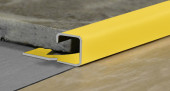 Профиль для плитки угловой внутренний С-образный 12 мм алюминий PV55-04 Золото матовое 2,7 м