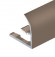 Заказать Профиль для плитки внешний гибкий С-образный алюминий 12 мм PV27-06 бронза матовая 2,7 м 