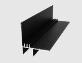 Алюминиевый плинтус Евротрим 7284.05 черный анодированный 2 м (парящий потолок) Алюминиевый плинтус Евротрим 7284.05 черный анодированный 2 м (парящий потолок)