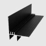 Заказать Алюминиевый плинтус  Евротрим 7284.05 черный анодированный 2 м (парящий потолок) 