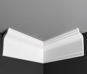 Угол внутренний к плинтусу Де-Багет П 08 50/80 (8*4) белый Угол внутренний к плинтусу Де-Багет П 08 50/80 (8*4) белый
