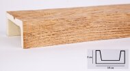 Декоративная балка из полиуретана 50х100 мм Уникс Славянский стиль СС1 Орех 3 м Декоративная балка из полиуретана 50х100 мм Уникс Славянский стиль СС1 Орех 3 м
