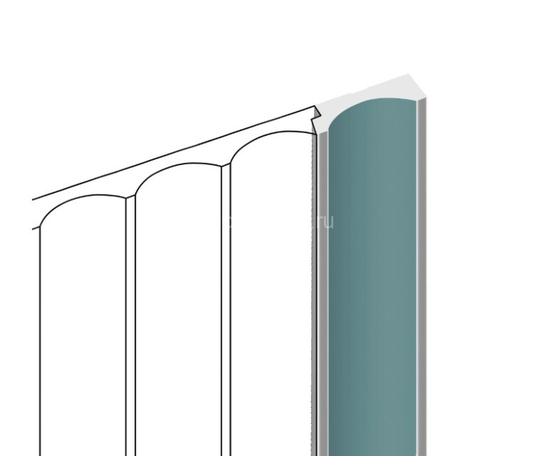 Заказать Финишный молдинг 12х34 мм HiWood LF139B BU27 зеленый 2,7 м Заказать Финишный молдинг 12х34 мм HiWood LF139B BU27 зеленый 2,7 м