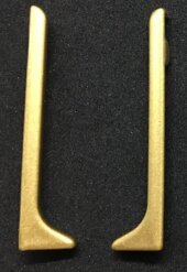 Заглушки для плинтуса Евротрим L-80 алюминий комплект золото Заглушки для плинтуса Евротрим L-80 алюминий комплект золото