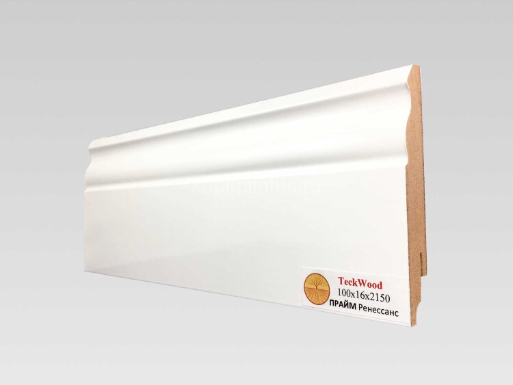 Заказать Напольный плинтус МДФ Teckwood Прайм Ренессанс 100х16 мм 2.15 м Заказать Напольный плинтус МДФ Teckwood Прайм Ренессанс 100х16 мм 2.15 м