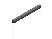 Молдинг 15х15 мм HiWood D15V2 GR15 цвет под дерево из фитополимера 2.7м