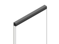 Молдинг 15х15 мм HiWood D15V2 GR15 цвет под дерево из фитополимера 2.7м