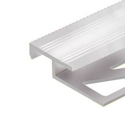 Заказать Алюминиевый профиль лестничный 20х10 мм PV51-00 натуральный 2,7 м 