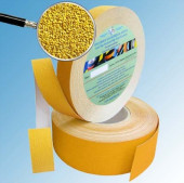 Лента абразивная цветная противоскользящая самоклеящаяся SlipStop Systems 50 мм стандартная зернистость Желтая ролик 18,3 м