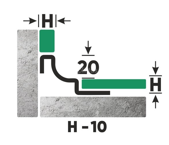 Заказать Внутренний профиль из нержавеющей стали для плитки 10 мм FWR 10 GP золото полированное 2,7 м Заказать Внутренний профиль из нержавеющей стали для плитки 10 мм FWR 10 GP золото полированное 2,7 м