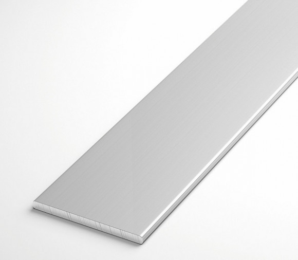 Заказать Полоса из анодированного алюминия 2х25 мм Серебро 3 м 