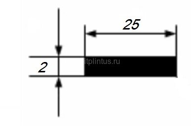 Заказать Полоса из анодированного алюминия 2х25 мм Серебро 3 м Заказать Полоса из анодированного алюминия 2х25 мм Серебро 3 м