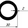 Заказать Труба алюминиевая круглая 30х2 мм 3 м Заказать Труба алюминиевая круглая 30х2 мм 3 м