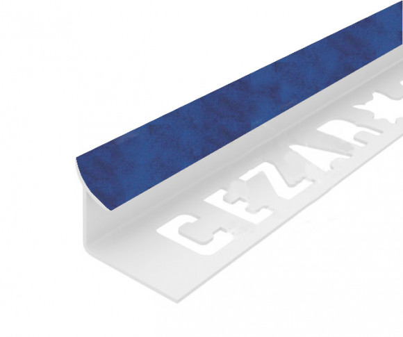 Заказать Профиль ПВХ для плитки Cezar внутренний 12 мм 210 Синий мрамор 2,5 м 