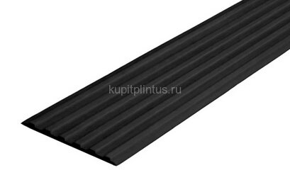 Заказать Тактильная направляющая самоклеющаяся полоса 40 мм Не падай из пластиката Черная 