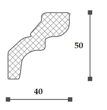 Заказать Потолочный плинтус (карниз) NMC LX-52 2 м Заказать Потолочный плинтус (карниз) NMC LX-52 2 м