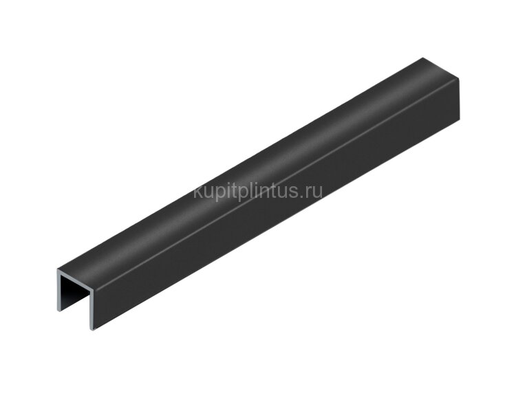 Заказать Профиль П-образный алюминиевый 10х10 мм NEEXY PV83-19 BBL черный блестящий 2.7 м 