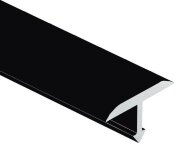 Профиль Т-образный 14 мм алюминевый (полукруглый) Gunsen PV40-40 черный Ral 9005 2,7 м Профиль Т-образный 14 мм алюминевый (полукруглый) Gunsen PV40-40 черный Ral 9005 2,7 м