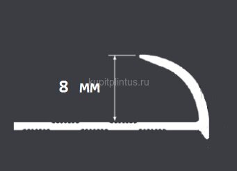 Заказать Алюминиевый C-профиль для плитки 8 мм PV07-19 черный блестящий 2,7 м Заказать Алюминиевый C-профиль для плитки 8 мм PV07-19 черный блестящий 2,7 м