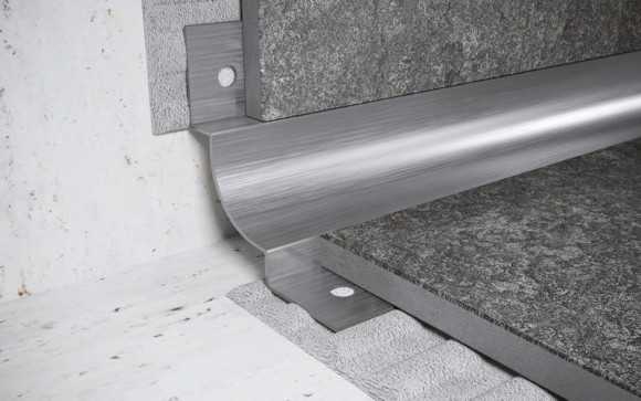 Заказать Стальной профиль угловой внутренний для плитки 8 мм FWM 8 S сатинированная сталь 2,7 м 