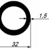 Заказать Труба алюминиевая круглая 32х1,5 мм 3 м Заказать Труба алюминиевая круглая 32х1,5 мм 3 м