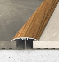 Одноуровневый порог алюминий скрытое крепление 32 мм Effector A66-0906 Дуб Коньячный 2,7 м Одноуровневый порог алюминий скрытое крепление 32 мм Effector A66-0906 Дуб Коньячный 2,7 м