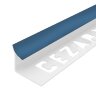 Внутренний угол ПВХ для плитки 7 мм Cezar 134 Голубой бермуд 2,5 м