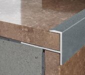 Алюминиевый F-профиль гибкий ПФ-10 Серый муар 2,7 м Алюминиевый F-профиль гибкий ПФ-10 Серый муар 2,7 м