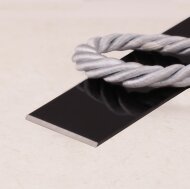 Алюминиевая полоса 10х1,5 черный глянец 2,7 м