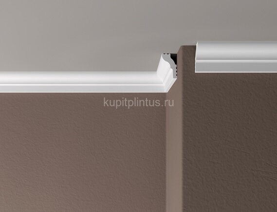 Заказать Потолочный плинтус 25х15 мм Де-Багет XPS POLYMER ПП 01 белый 2 м Заказать Потолочный плинтус 25х15 мм Де-Багет XPS POLYMER ПП 01 белый 2 м