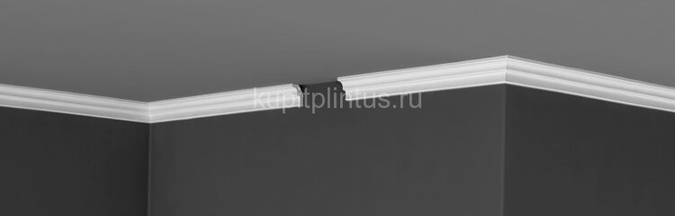 Заказать Потолочный плинтус 24х18 мм Де-Багет XPS П 06 18/24 белый 2 м Заказать Потолочный плинтус 24х18 мм Де-Багет XPS П 06 18/24 белый 2 м