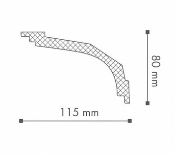 Заказать Карниз NMC Arstyl Z17 80х115 2 м 