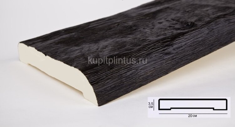Заказать Доска из полиуретана 20х3,5 см Уникс Классика Д20 Темная олива 2 м Заказать Доска из полиуретана 20х3,5 см Уникс Классика Д20 Темная олива 2 м