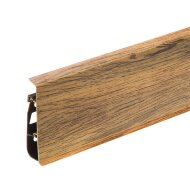 Напольный плинтус Cezar Hi-Line Prestige 75 мм цвет 236 под дерево 2,5 м Напольный плинтус Cezar Hi-Line Prestige 75 мм цвет 236 под дерево 2,5 м