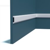 Молдинг Перфект Плюс P215 белый ударопрочный полимер 50х14х2000 мм