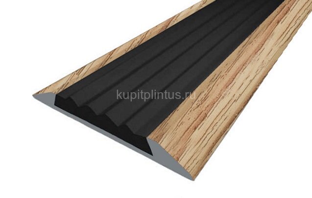 Заказать Порог противоскользящий с черной вставкой Д15 КД Дуб золотой (декорированный) 2,7 м Заказать Порог противоскользящий с черной вставкой Д15 КД Дуб золотой (декорированный) 2,7 м