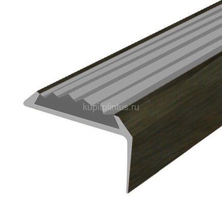 Заказать Порог угловой с серой резиновой вставкой Д01 КД Венге 2,7 м Заказать Порог угловой с серой резиновой вставкой Д01 КД Венге 2,7 м