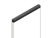 Молдинг 15х15 мм HiWood D15V2 GR26 цвет под дерево из фитополимера 2.7м