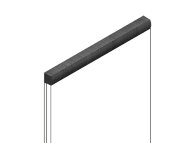 Молдинг 15х15 мм HiWood D15V2 GR26 цвет под дерево из фитополимера 2.7м