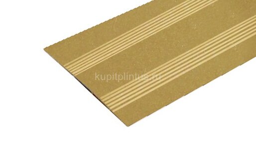 Заказать Порог алюминиевый порошковая эмаль А10 КР Золото 2,7 м 