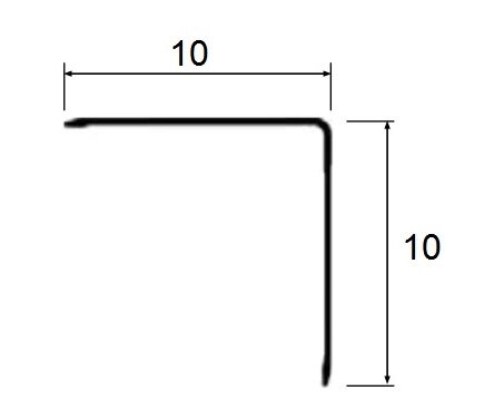 Заказать Алюминиевый уголок 10х10 мм PV60-16 титан матовый 2,7 м Заказать Алюминиевый уголок 10х10 мм PV60-16 титан матовый 2,7 м