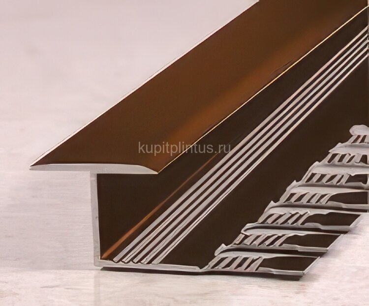 Заказать Профиль Т-образный гибкий ПЗ-10 бронза матовая 2,7 м Заказать Профиль Т-образный гибкий ПЗ-10 бронза матовая 2,7 м