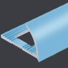 Заказать C-образный алюминиевый профиль для плитки 8 мм PV16-32 голубой Ral 5024 2,7 м Заказать C-образный алюминиевый профиль для плитки 8 мм PV16-32 голубой Ral 5024 2,7 м