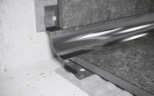 Стальной профиль угловой внутренний для плитки 8 мм FWM 8 P полированная сталь 2,7 м
