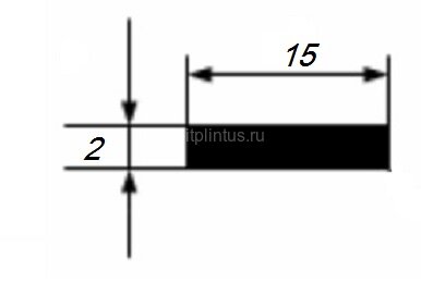 Заказать Полоса из анодированного алюминия 2х15 мм Серебро 3 м Заказать Полоса из анодированного алюминия 2х15 мм Серебро 3 м