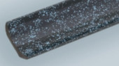 Галтель ПВХ Асви 20х20 цвет Мрамор черный 2,7 м