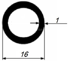Заказать Труба из алюминия анодированная серебро 16х1 мм 3 м Заказать Труба из алюминия анодированная серебро 16х1 мм 3 м