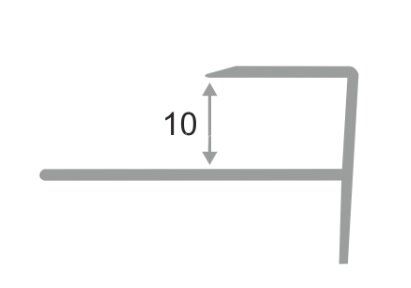Заказать Алюминиевый F-профиль гибкий ПФ-10 Черный матовый 2,7 м Заказать Алюминиевый F-профиль гибкий ПФ-10 Черный матовый 2,7 м